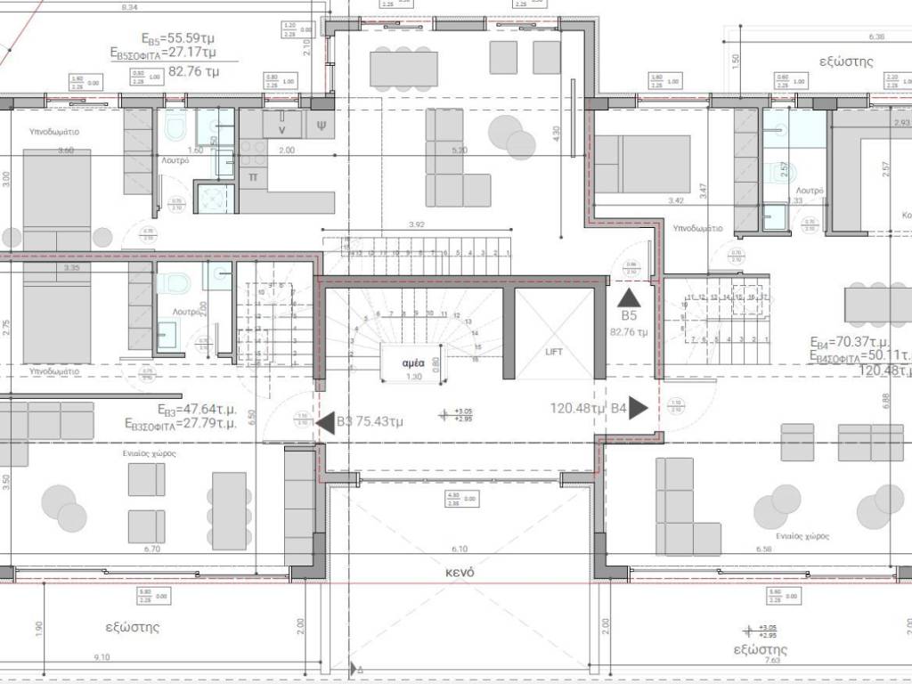 Κάτοψη Πρώτου Ορόφου