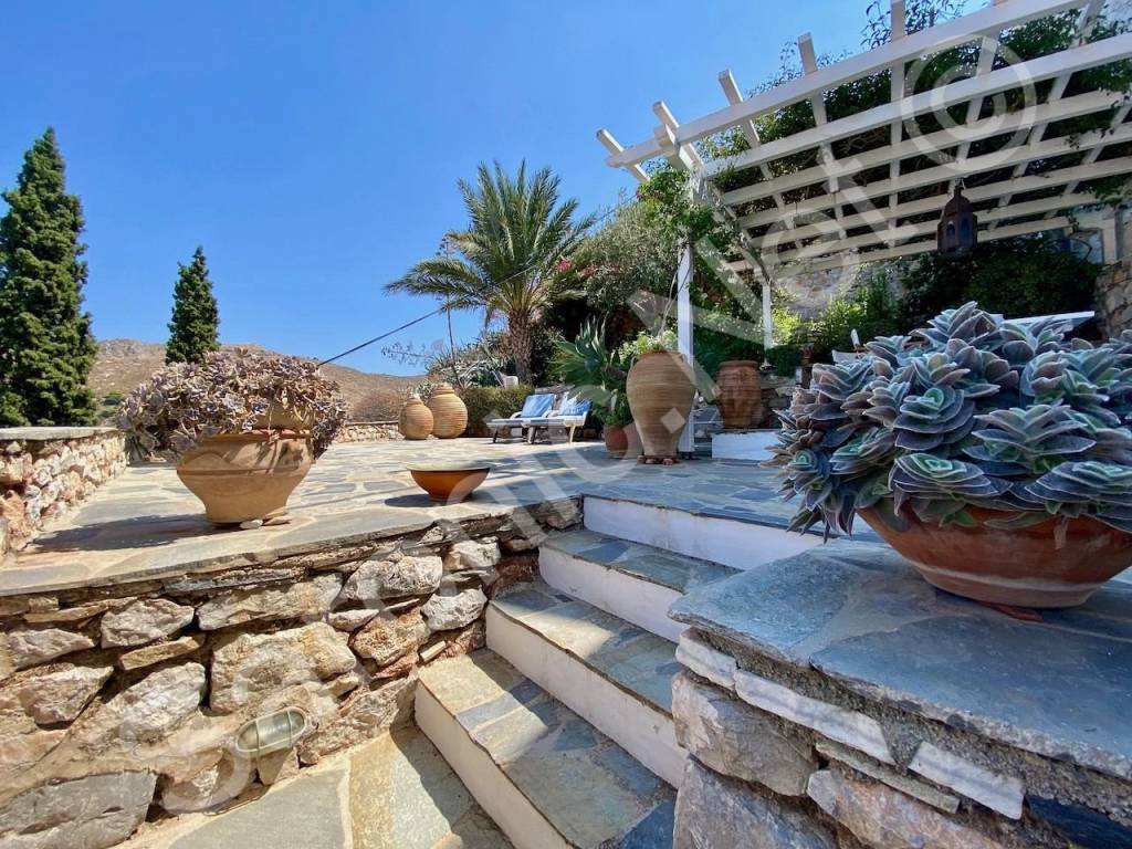 Lower street entrance to terrace