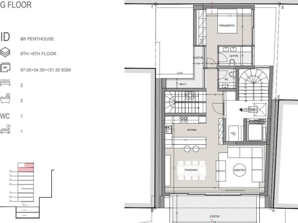 Floorplan 9th floor