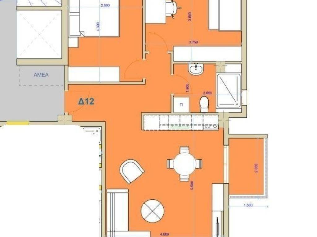 Forumland Real Estate, κάτοψη Δ12 89τ.μ. 2ου