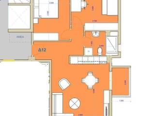 Forumland Real Estate, κάτοψη Δ12 89τ.μ. 2ου