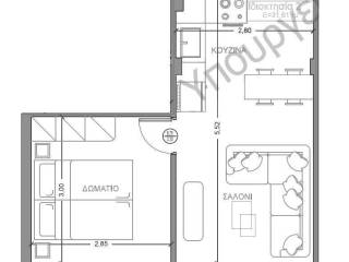 Forumland Real Estate, Κάτοψη Δ2 38,62τμ