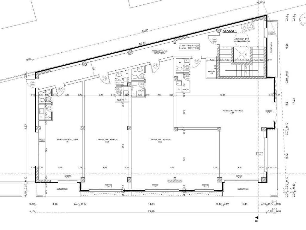 Forumland Real Estate, Κάτοψη ορόφου
