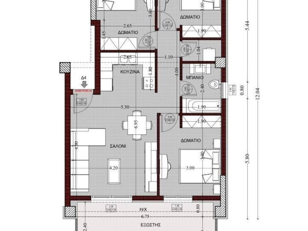 Apartment - Grekodom 59890|878196