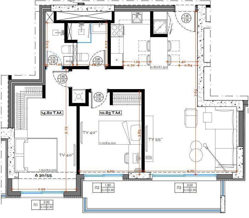 Apartment - Grekodom 62452|960251