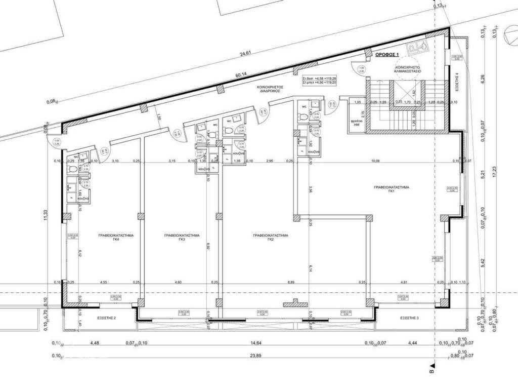 Forumland Real Estate, Κάτοψη 1ου ορόφου