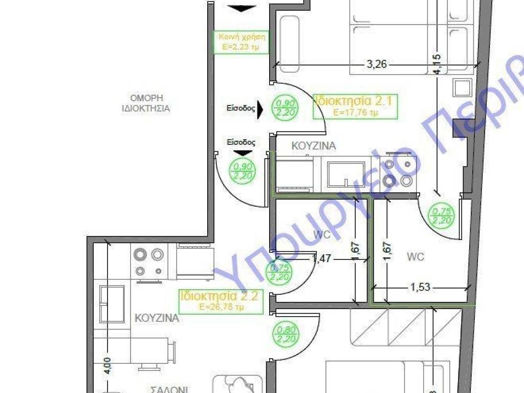Forumland Real Estate, Κάτοψη ορόφου