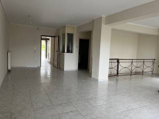 Είσοδος διαμερίσματος και σκάλα καθόδου προς το ισόγειο