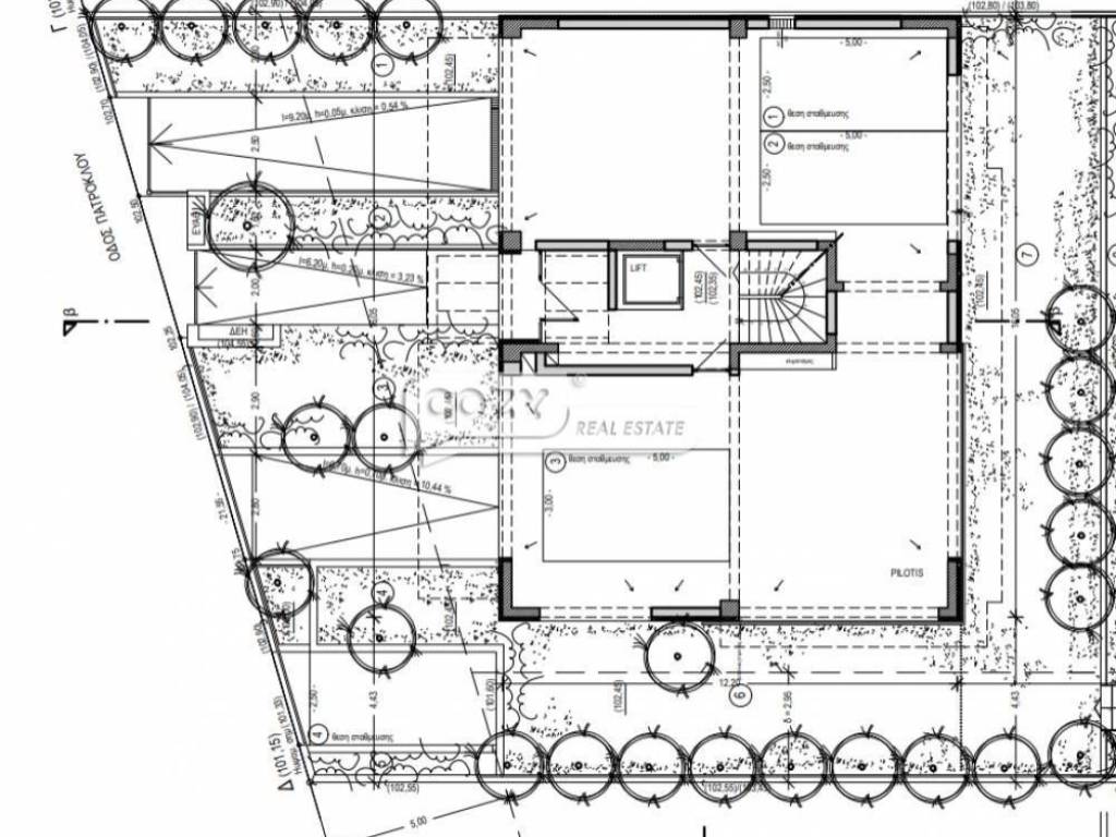 διαμορφωση οικοπεδου