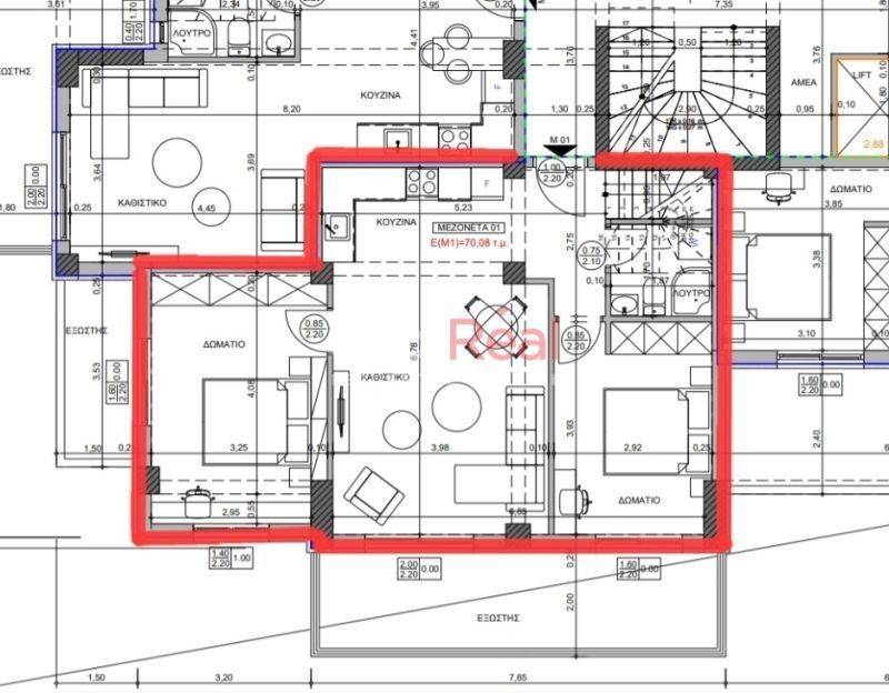 Κάτοψη 2ου ορόφου