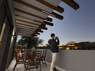 Στο δώμα (25τμ) μπορεί να φτιαχτεί περγκολα