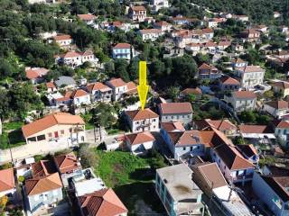 Aerial view of the house