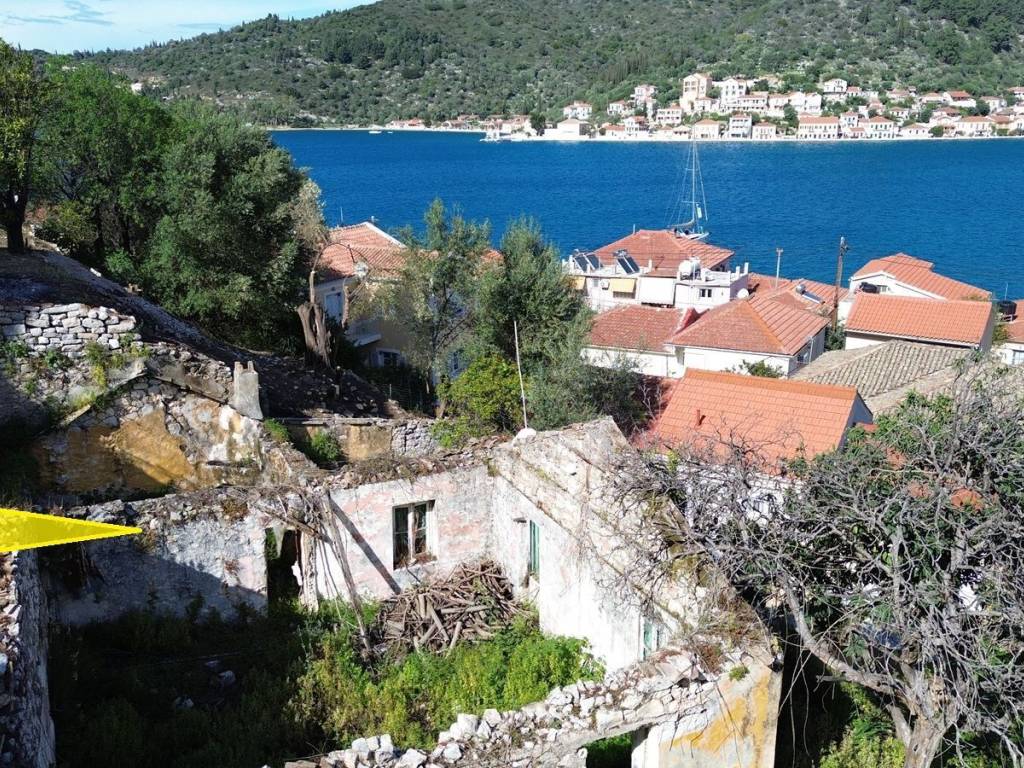 Location of ruin with sea views for sale in Vathi Ithaca