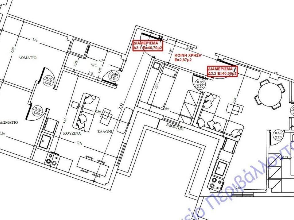 Forumland Real Estate, Κάτοψη ορόφου