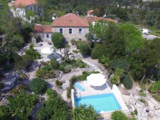 Aerial view of the property