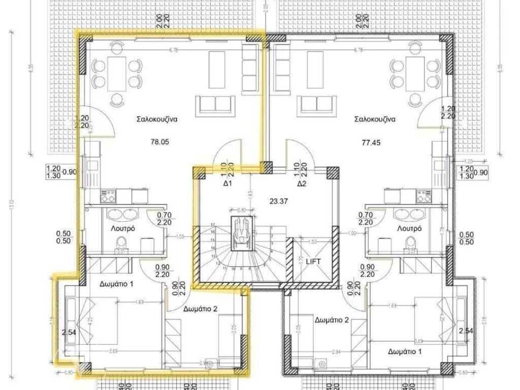 Forumland Real Estate, Κάτοψη ορόφου