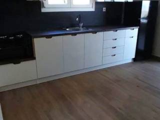 Κουζίνα με σαλόνι