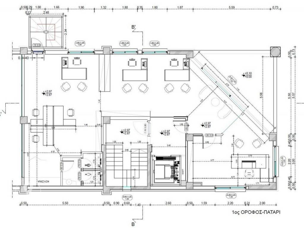 Forumland Real Estate, Κάτοψη 1ου ορόφου - πατάρι