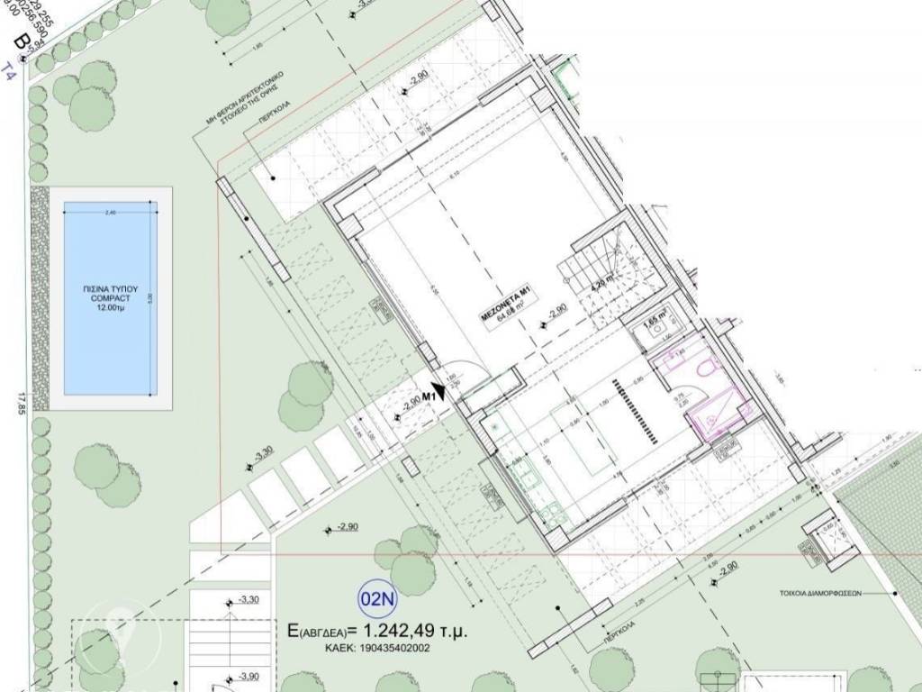 Forumland Real Estate, Κάτοψη ισογείου