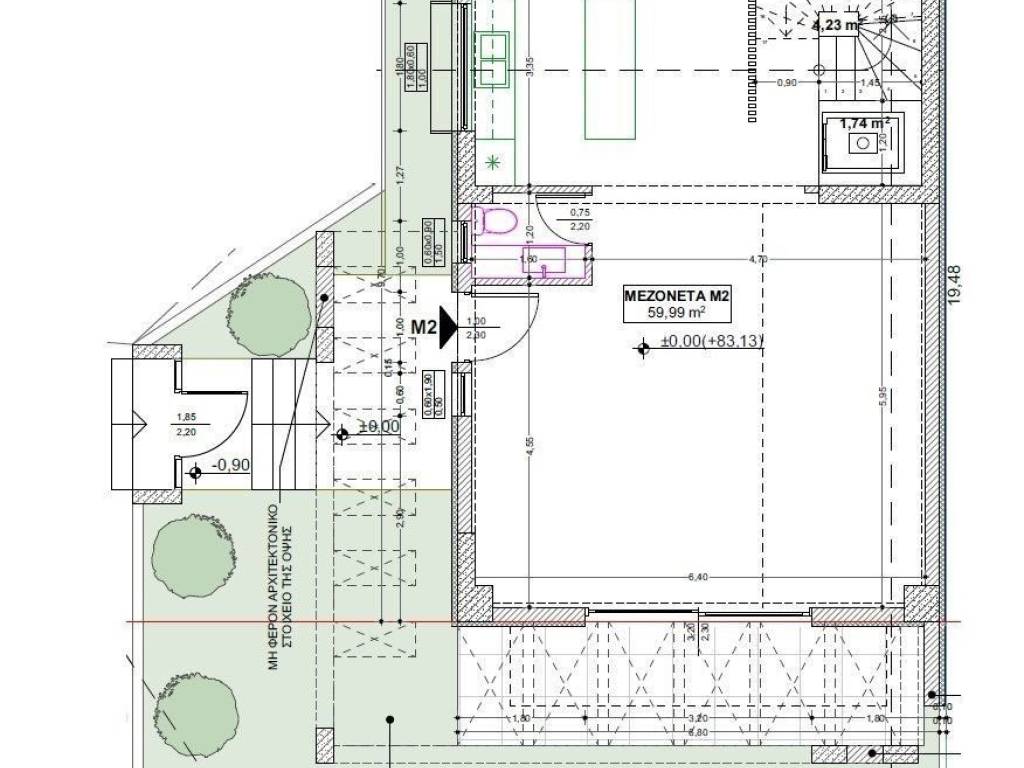 Forumland Real Estate, Κάτοψη ισόγειο