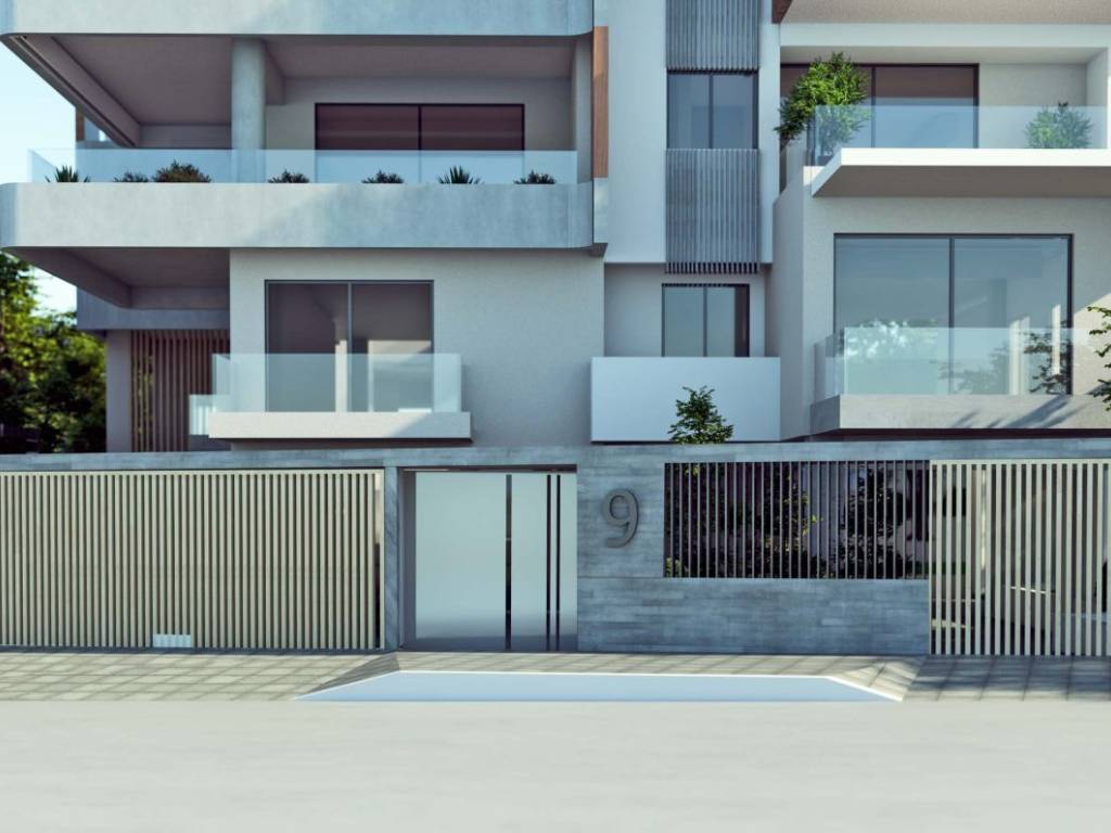 Είσοδος του κτιρίου επί της οδού Ολυμπίου Διός 9