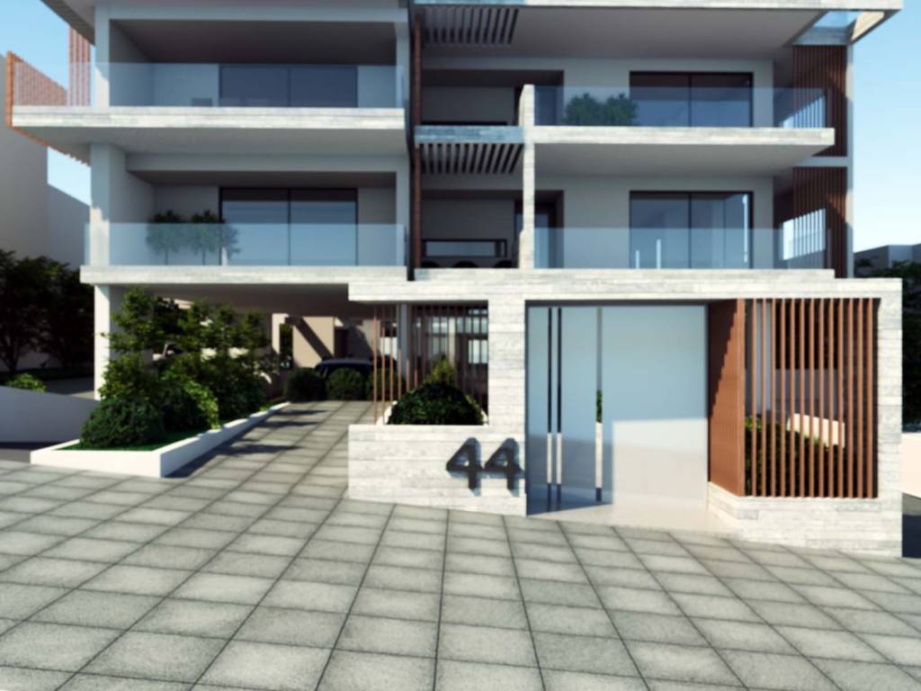 Είσοδος του κτιρίου επί της οδού Υψηλάντου 44