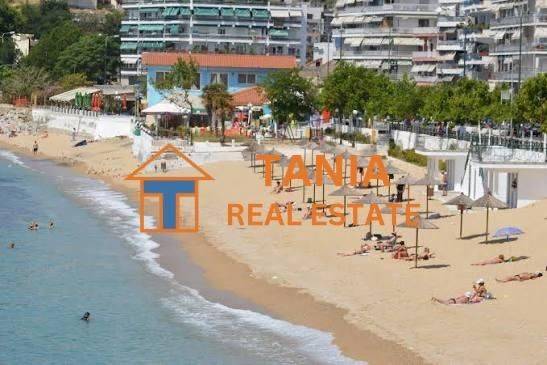 The central beach of Kavala-Rapsani