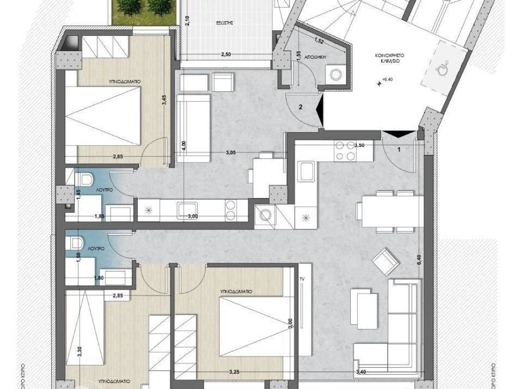 Forumland Real Estate, Κάτοψη ορόφου