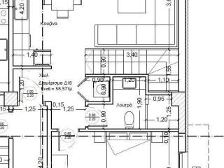 Forumland Real Estate, Κάτοψη ισογείου Δ1β  58,57τμ
