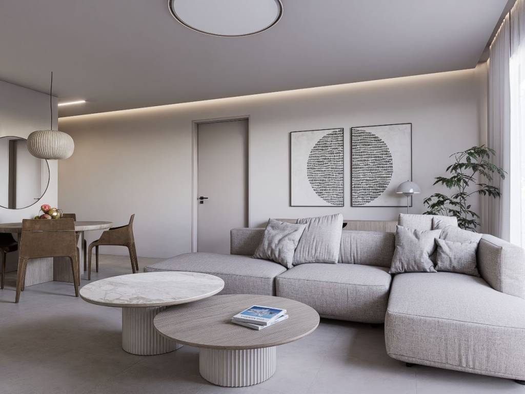 Ενιαίος χώρος τραπεζαρία-καθιστικό (πρόταση διακόσμη)