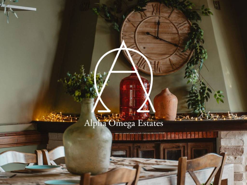 Πρώτος όροφος - Εσωτερικός χώρος - Τζάκι