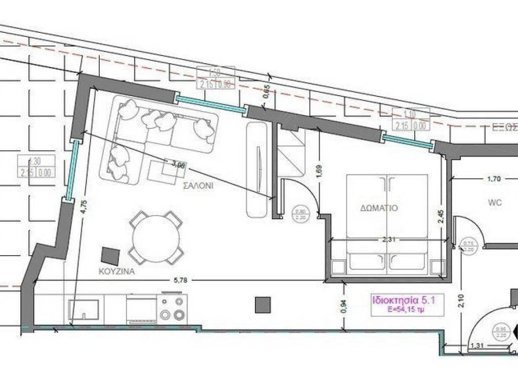 Forumland Real Estate, Κάτοψη διαμερίσματος