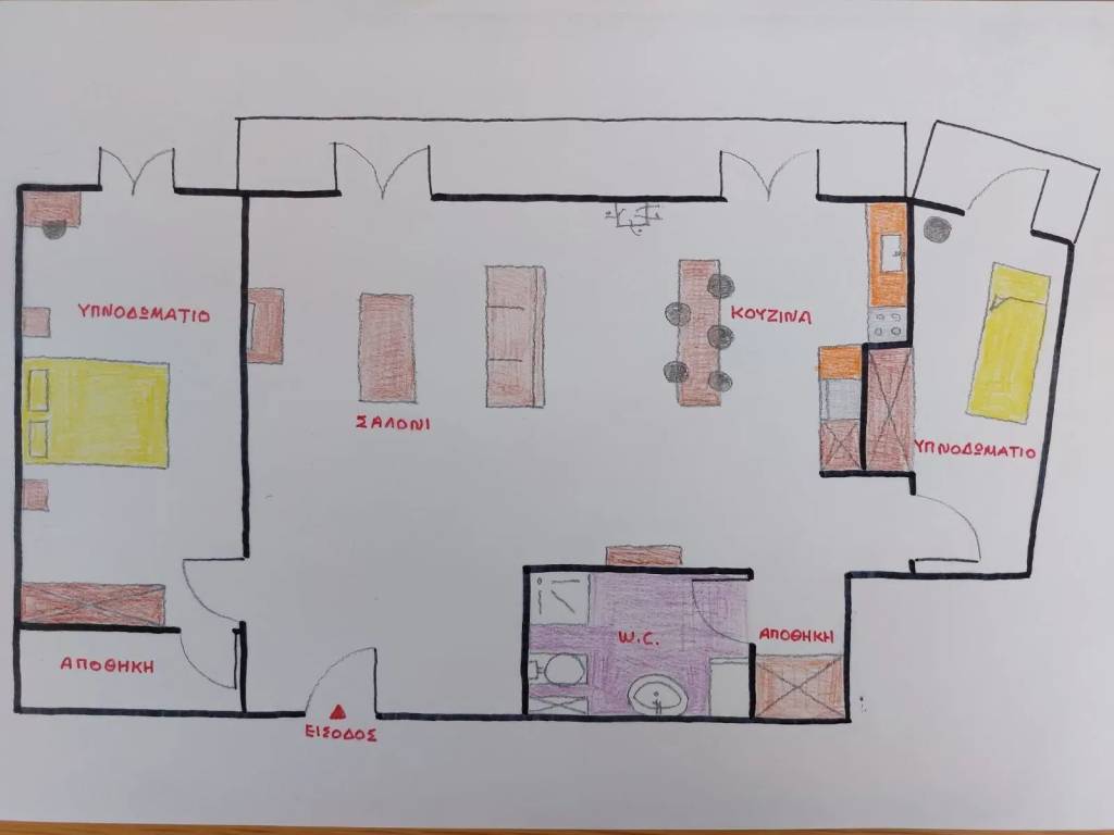 Πρόταση με διευρυμένο το μικρό δωμάτιο &amp; 2 αποθήκες .