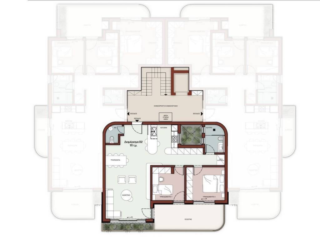 Forumland Real Estate, Κάτοψη διαμερίσματος
