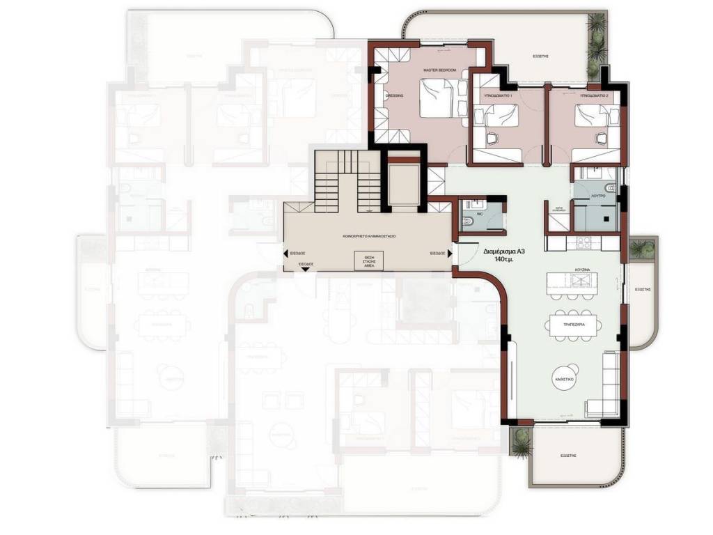 Forumland Real Estate, Κάτοψη Α3  140τμ