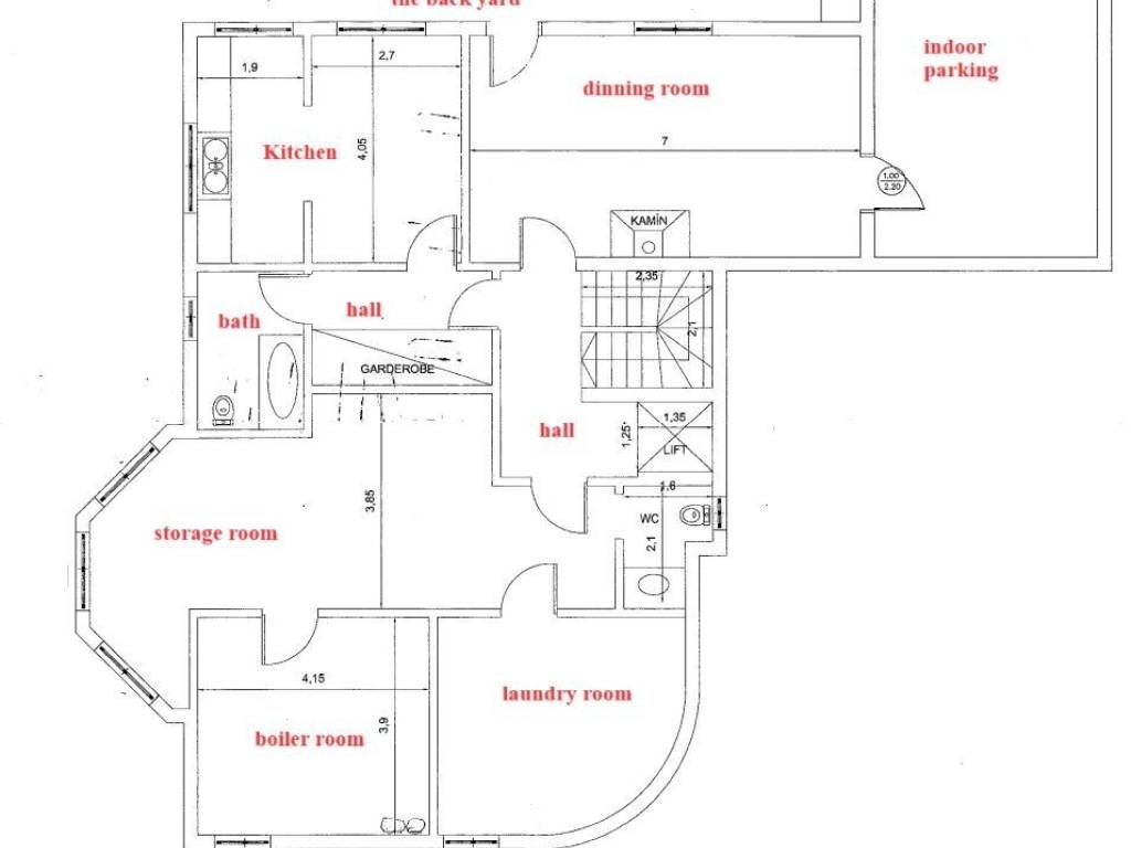 κάτοψη υπογείου