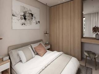 Κύριο υπνοδωμάτιο με έμφαση στη λειτουργικότητα και τον φυσι