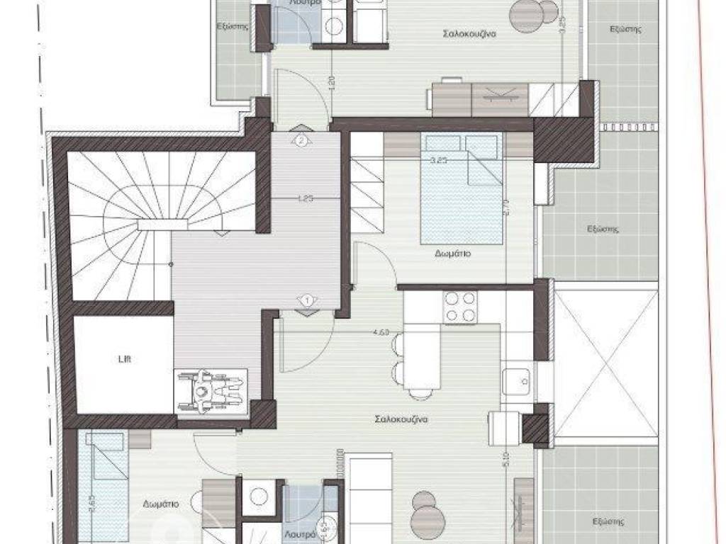 Forumland Real Estate, Κάτοψη 1ου ορόφου