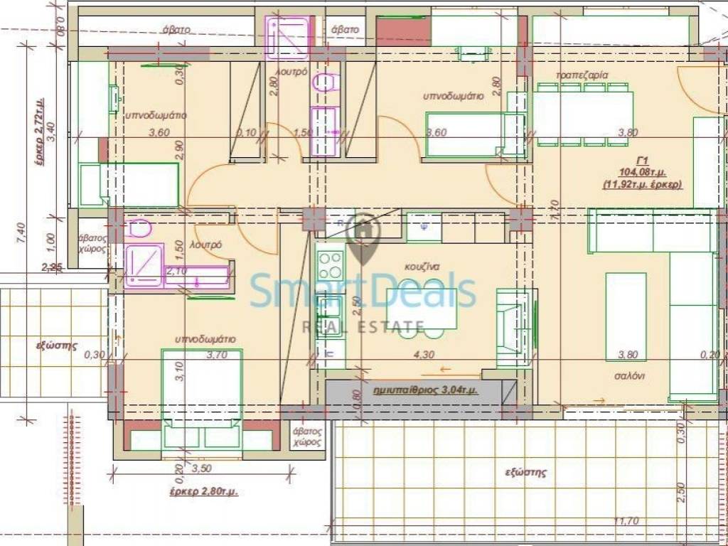 Εσωτερικοι χώροι