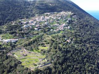 Aerial view of area with the plot
