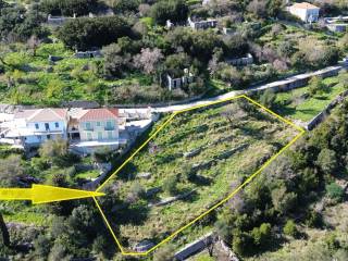 Border of the plot for sale