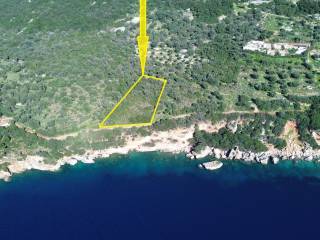 Aerial view and outlined border