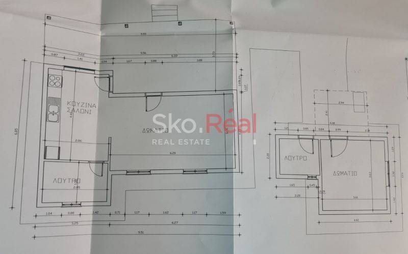 Νέα Ποτίδαια - Κτίσμα σε ένα στρέμμα - Τιμή 105.000