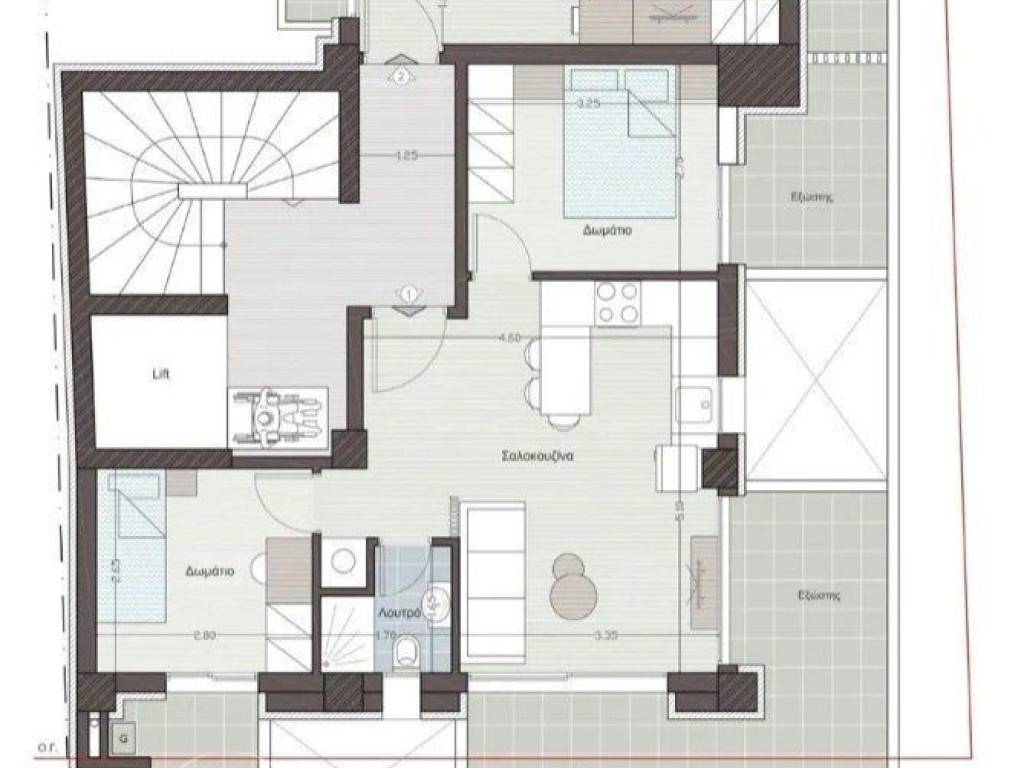 Forumland Real Estate, Κάτοψη 1ου ορόφου