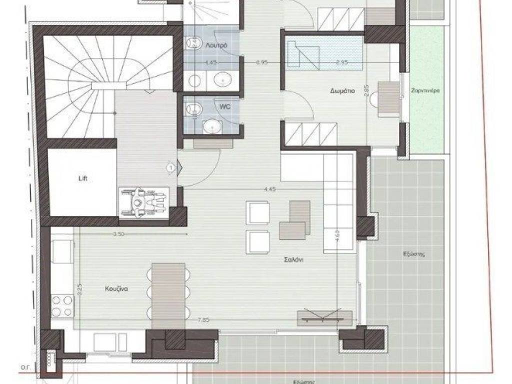 Forumland Real Estate, Κάτοψη διαμερίσματος