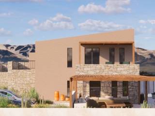 Architektonike me minimal grammes kai petrines leptomereies.