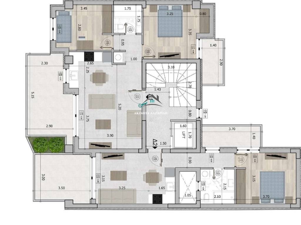 Κάτοψη Διαμερίσματος