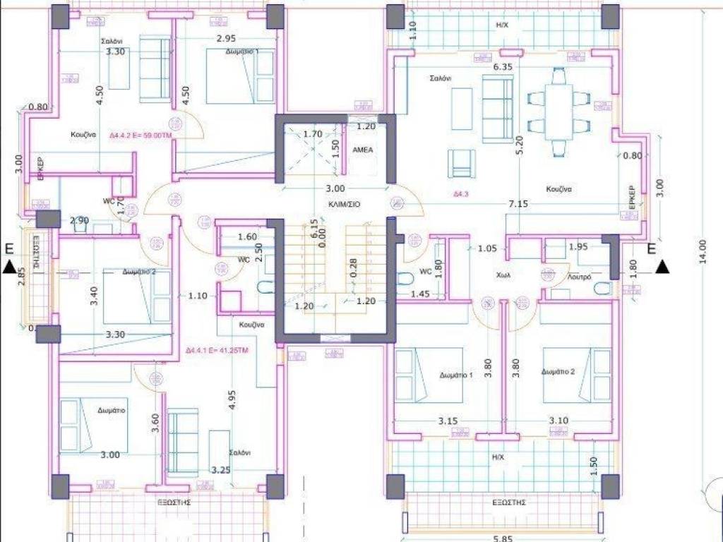 Forumland Real Estate, Κάτοψη ορόφου