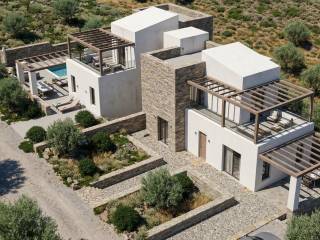 Υπό κατασκευή πέτρινη βίλα