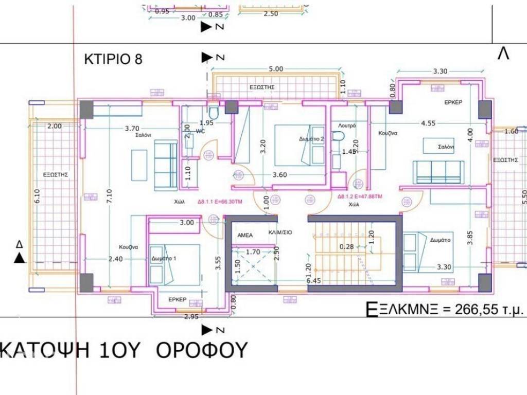 Forumland Real Estate, κάτοψη 1ου ορόφου
